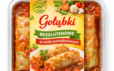 gołąbki w sosie pomidorowym bez glutenu z ryżem i warzywami