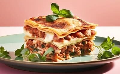 lasagne bez glutenu z makaronem i sosem bolognese