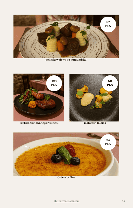 screen zdjęć w ebooku kraków bez glutenu