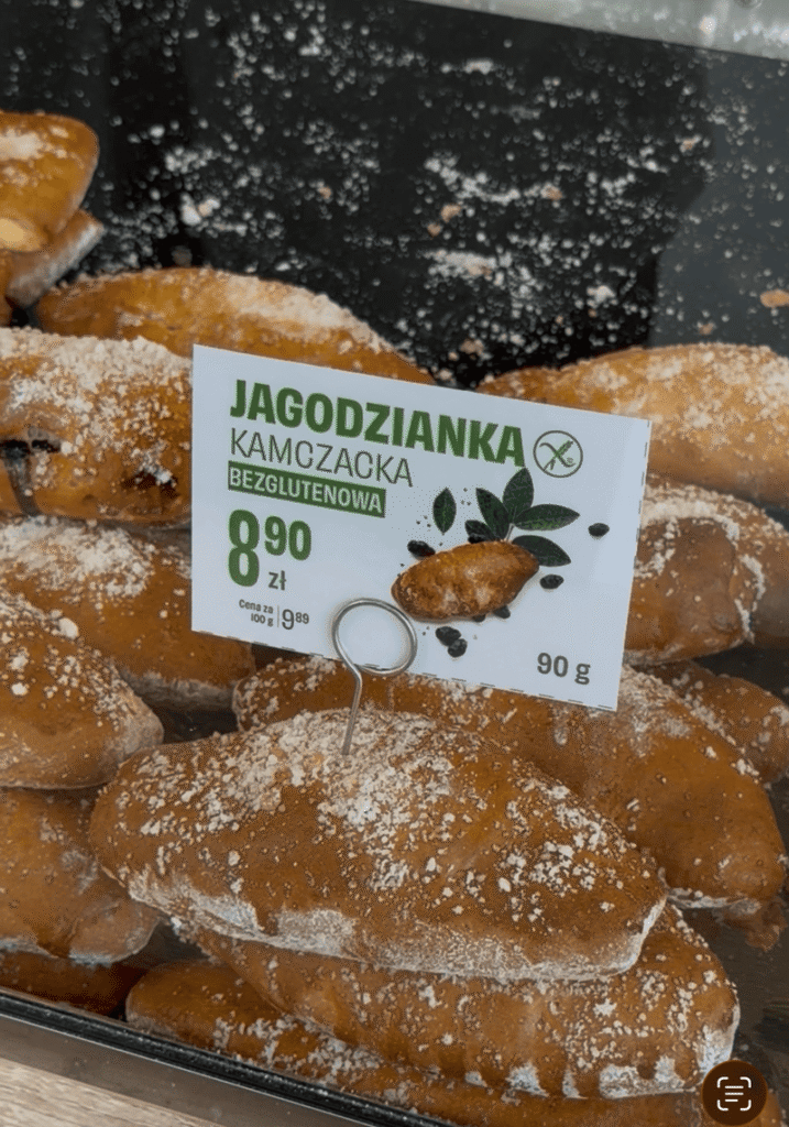 Bezglutenowe jagodzianki w piekarni gluten free