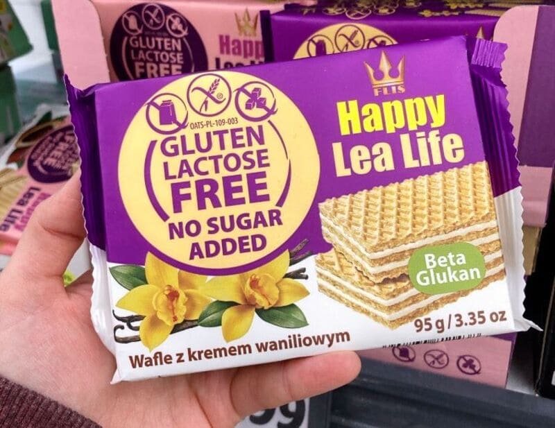bezglutenowe wafle w Lidlu – słodycze bez glutenu Lidl produkty bezglutenowe