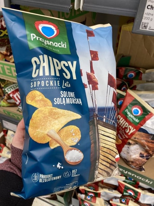Przysnacki Sopockie Lato Sól Morska – bezglutenowe chipsy ziemniaczane