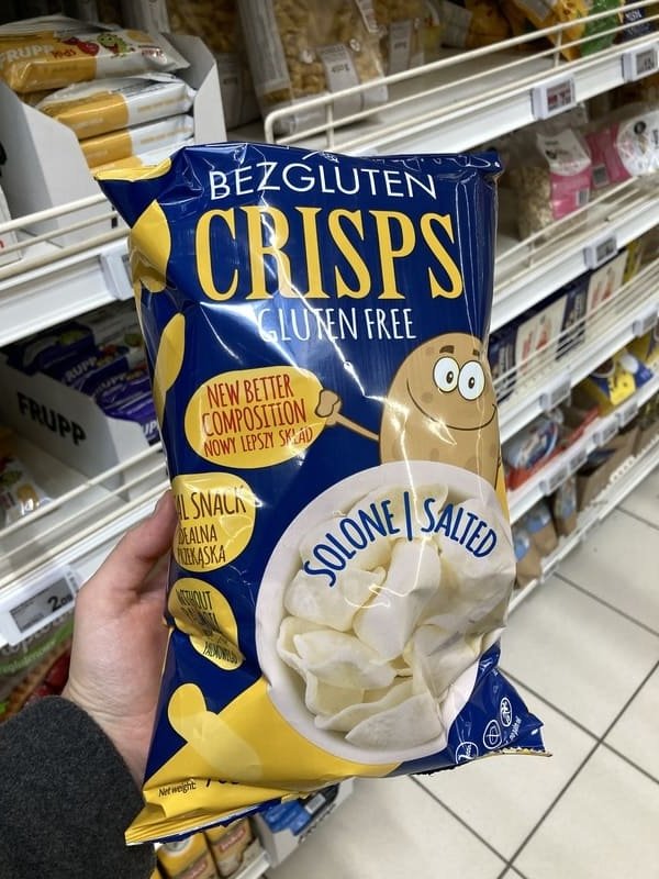 Bezgluten Crisps Solone – bezglutenowe chipsy ziemniaczane