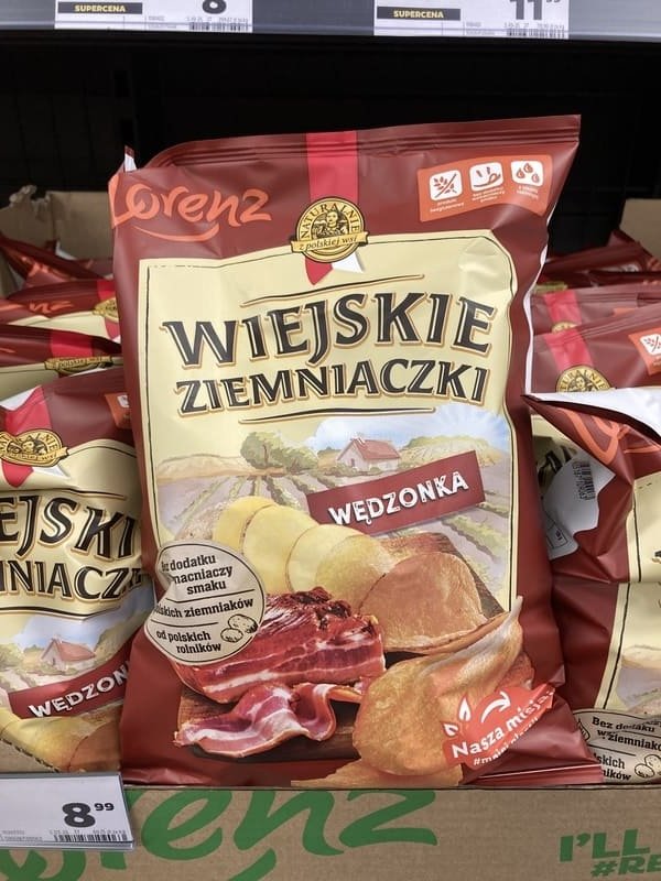 Lorenz Wiejskie Ziemniaczki Wędzonka – bezglutenowe chipsy ziemniaczane
