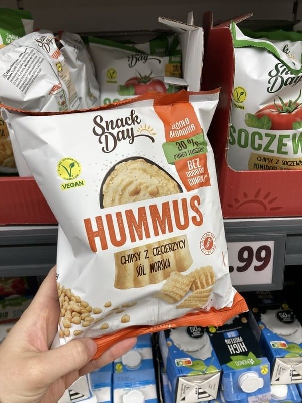 IMG_6834 Snack Day Hummus Sól Morska – bezglutenowe chipsy z ciecierzycy