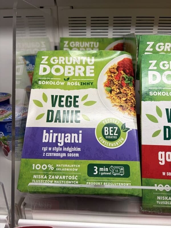 Bezglutenowe gotowe danie vege biryani Z Gruntu Dobre